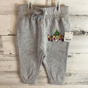 Toddler Christmas Peanuts Jogger Size 18 Months NEW